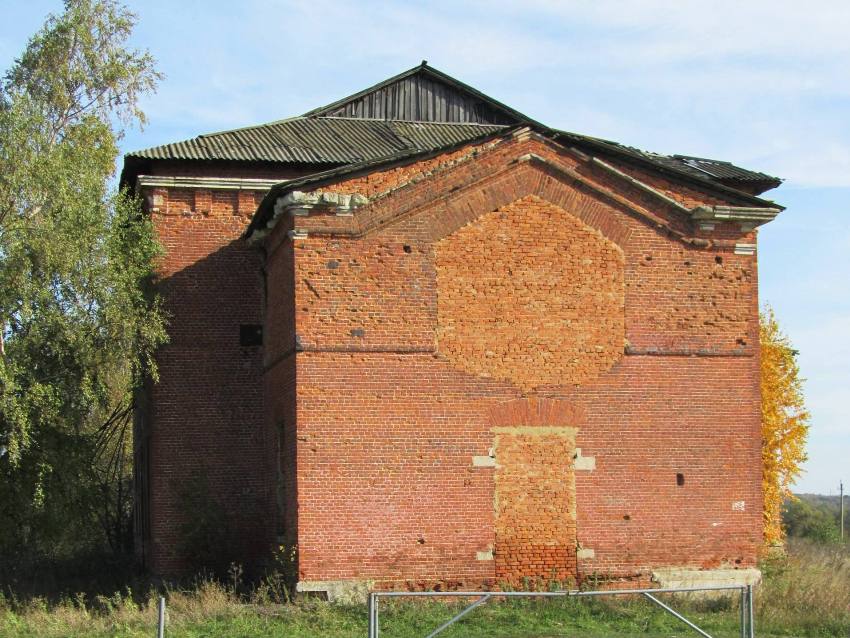 Церковь Воскресения Христова, Головеньки (Щёкинский район, Тульская область). фасады, вид с запада