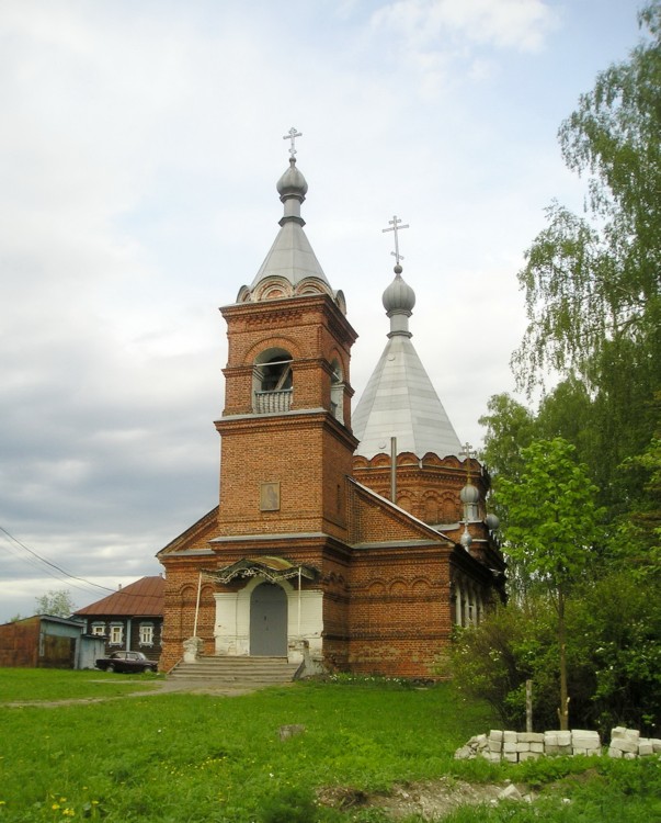 Церковь Владимирской иконы Божией Матери, Кресты (Бор, ГО, Нижегородская область). фасады