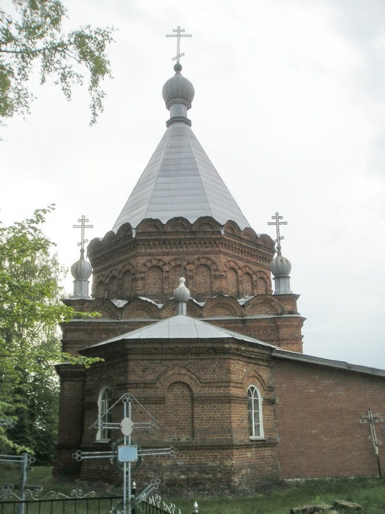 Церковь Владимирской иконы Божией Матери, Кресты (Бор, ГО, Нижегородская область). фасады