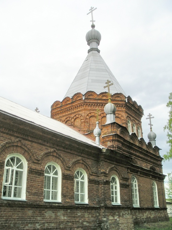 Церковь Владимирской иконы Божией Матери, Кресты (Бор, ГО, Нижегородская область). фасады