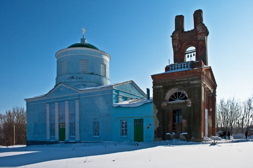 Церковь Космы и Дамиана, Павелка (Лебедянский район, Липецкая область). фасады