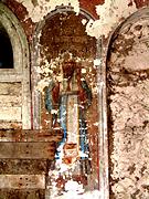 Церковь иконы Божией Матери "Одигитрия", остатки росписи, северная стена основного объема<br>, Холтобино, Новомосковск, город, Тульская область