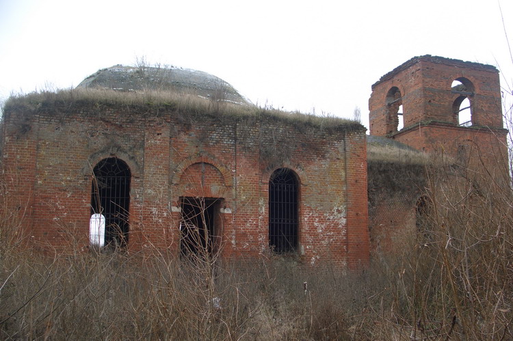 Александровка, урочище. Церковь Покрова Пресвятой Богородицы. фасады