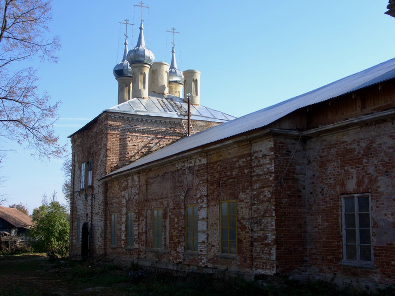 Алешня. Церковь Покрова Пресвятой Богородицы. фасады