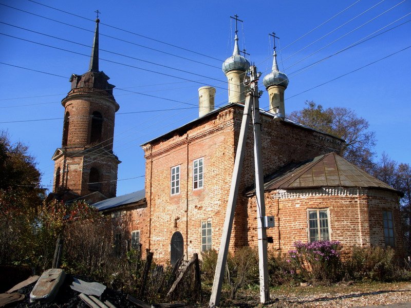 Алешня. Церковь Покрова Пресвятой Богородицы. фасады