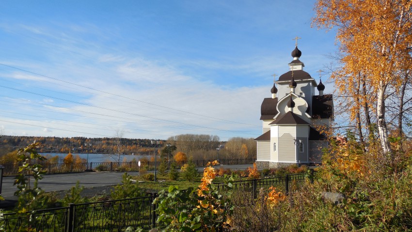 Кондопога. Церковь Рождества Пресвятой Богородицы. общий вид в ландшафте