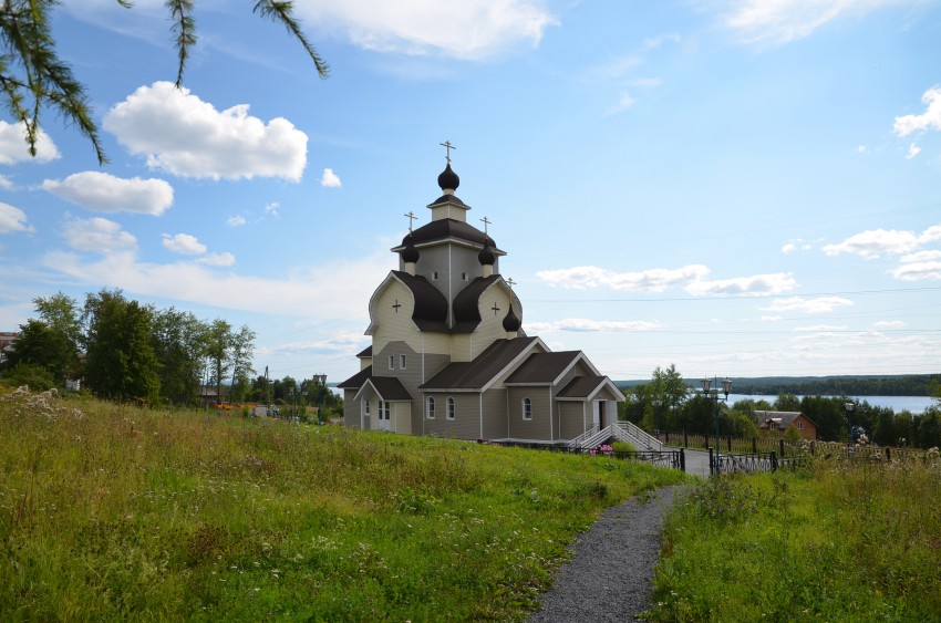 Церковь Рождества Пресвятой Богородицы, Кондопога (Кондопожский район, Республика Карелия). общий вид в ландшафте