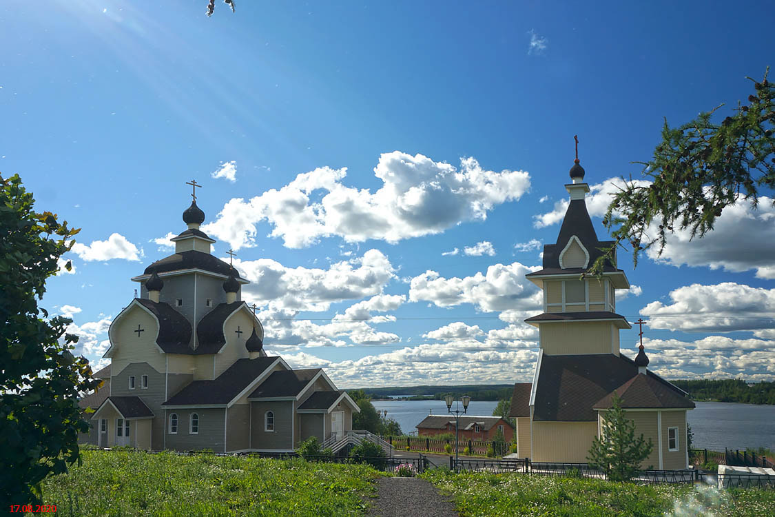 Кондопога. Церковь Рождества Пресвятой Богородицы. общий вид в ландшафте