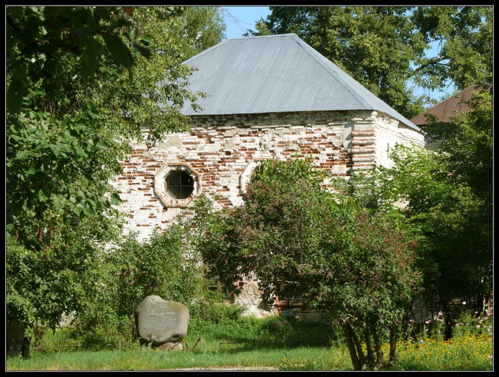 Борок. Борковская Троице-Николаевская пустынь. Церковь Казанской иконы Божией Матери. архитектурные детали