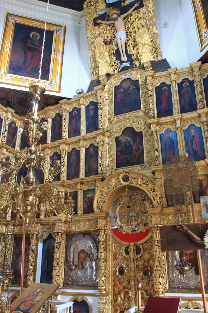 Костенеево. Церковь Иоанна Предтечи. интерьер и убранство, Главный иконостас