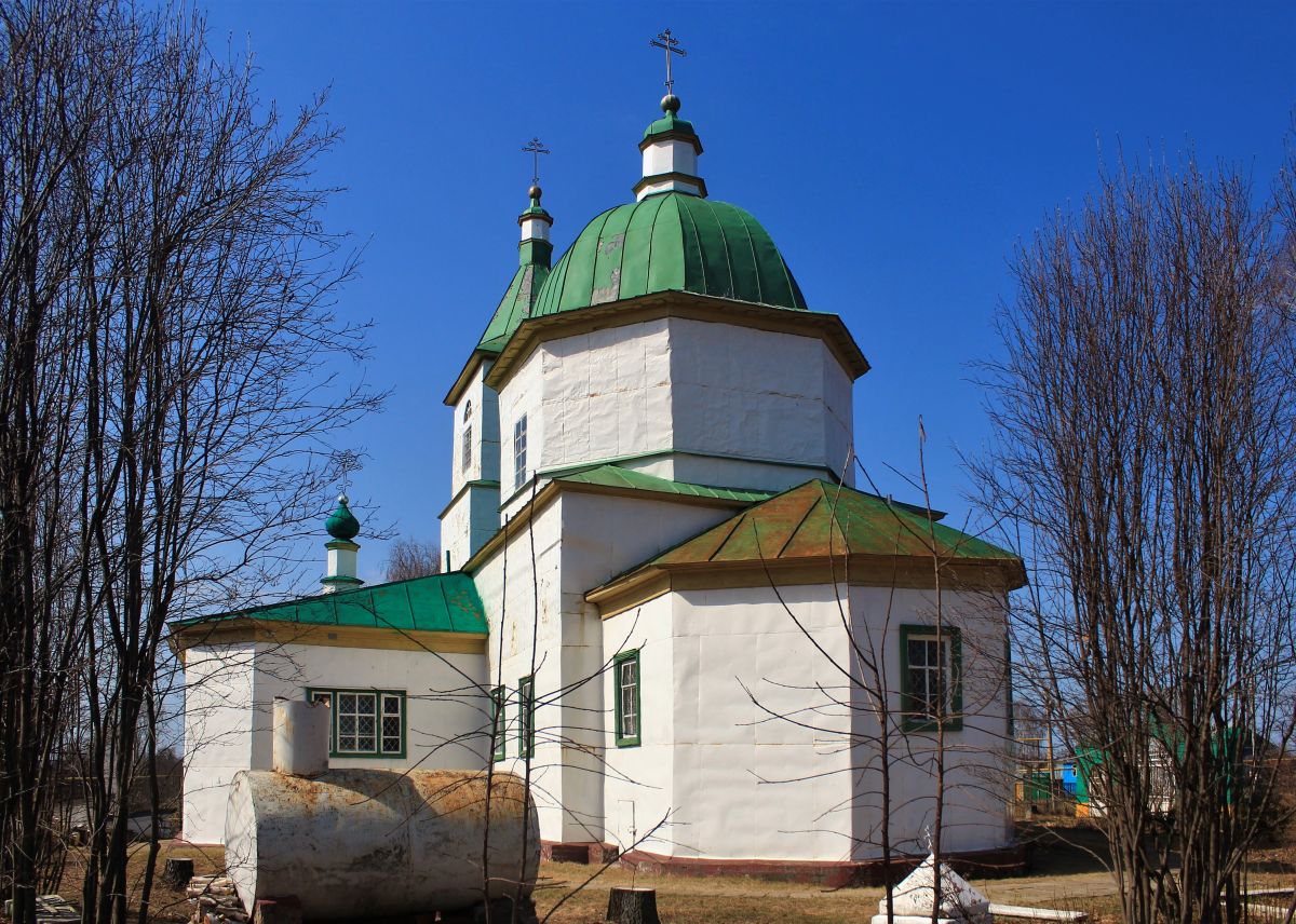 Церковь Иоанна Предтечи, Костенеево (Елабужский район, Республика Татарстан). фасады, Вид с юго-востока