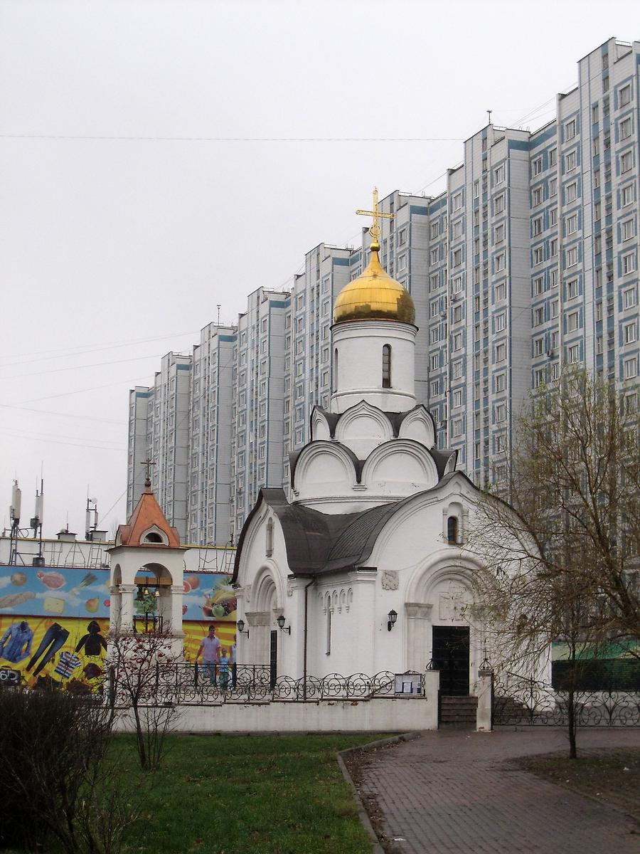 фасады. Церковь Владимира, митрополита Киевского в Свиблове (новая), Свиблово (Северо-Восточный административный округ (СВАО), г. Москва)