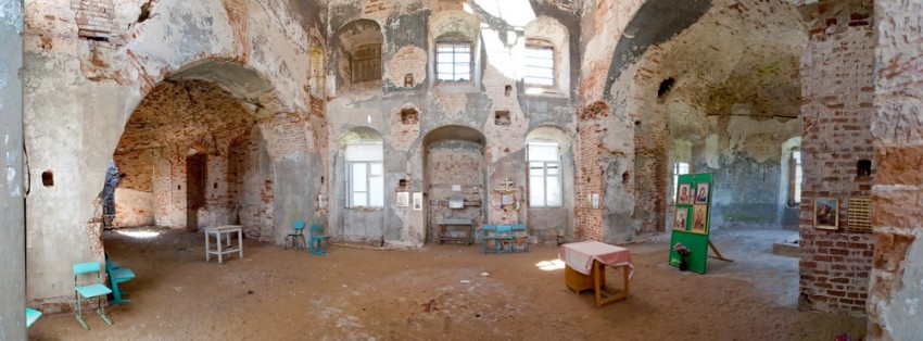 Церковь Георгия Победоносца, Ломинцево (Щёкинский район, Тульская область). интерьер и убранство