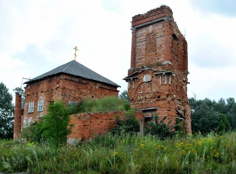 Церковь Георгия Победоносца, Ломинцево (Щёкинский район, Тульская область). фасады