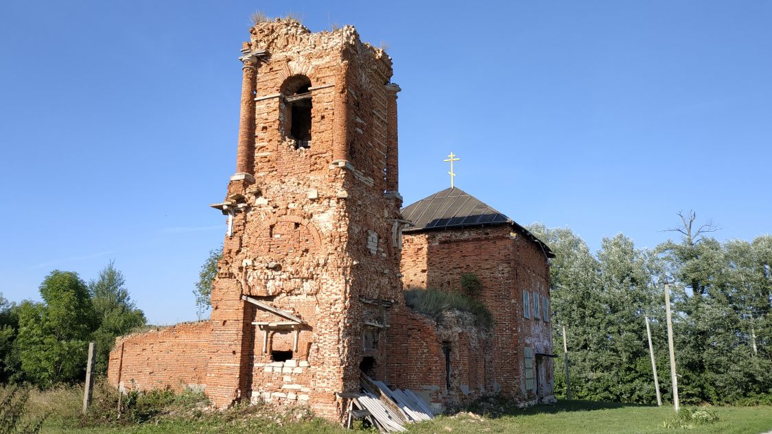 Церковь Георгия Победоносца, Ломинцево (Щёкинский район, Тульская область). фасады