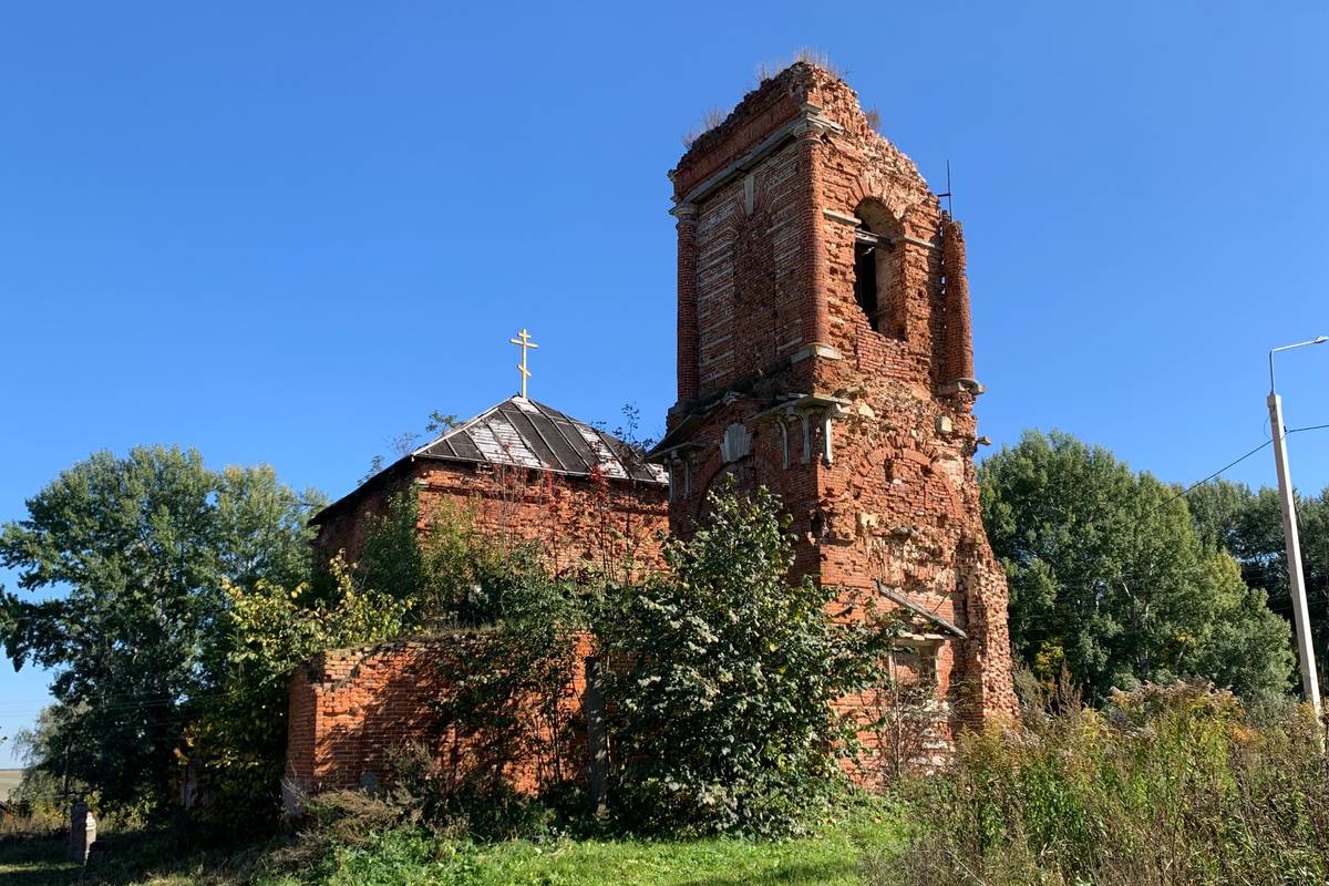 Церковь Георгия Победоносца, Ломинцево (Щёкинский район, Тульская область). фасады