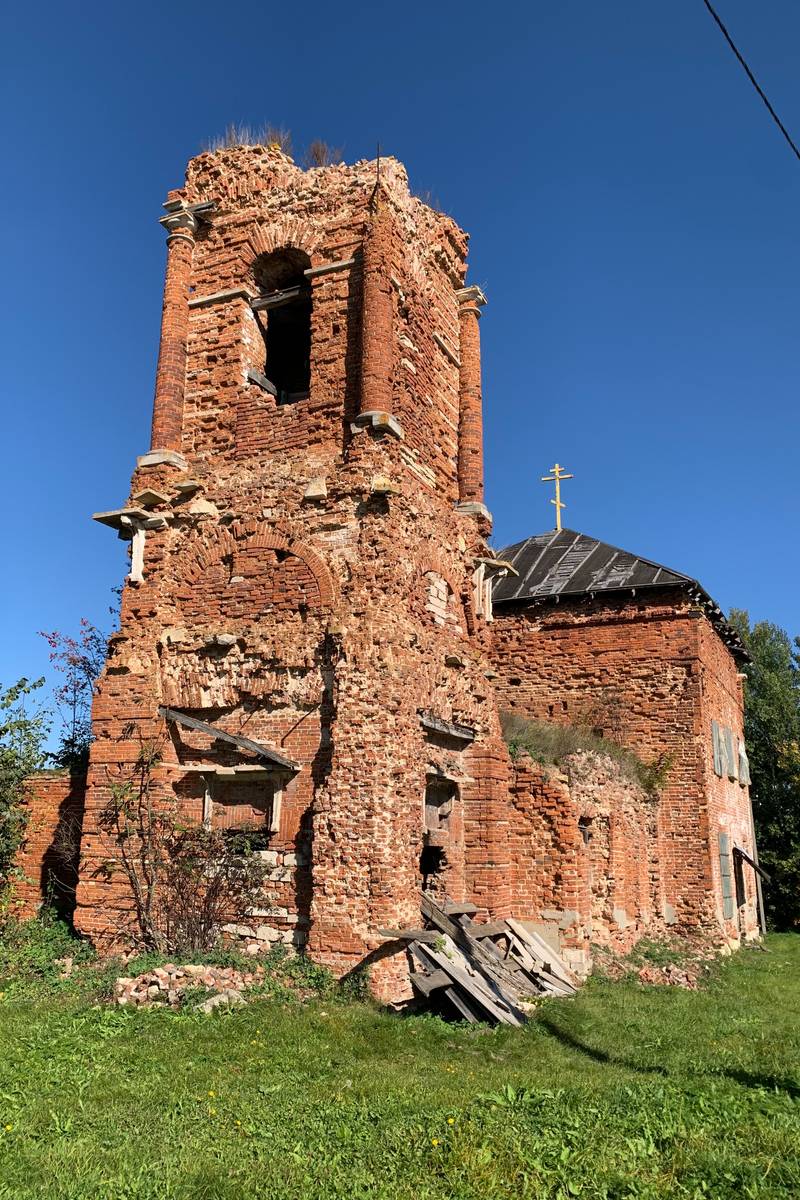Церковь Георгия Победоносца, Ломинцево (Щёкинский район, Тульская область). фасады