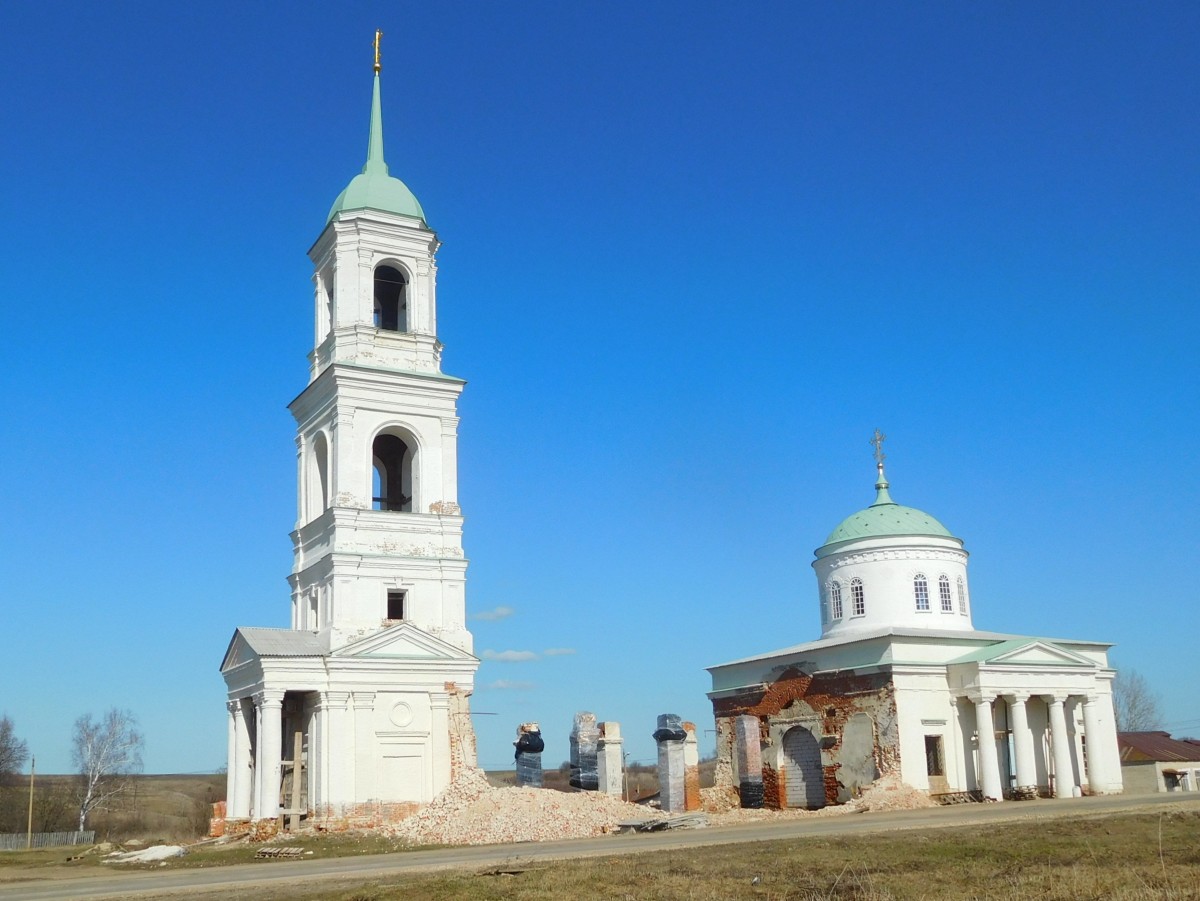 Церковь Троицы Живоначальной, Ичалово (Дивеевский район, Нижегородская область). фасады