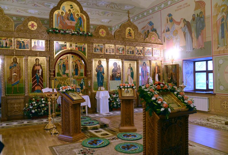 Иоанно-Богословский скит. Церковь Иоанна Богослова, Пушкарка (Арзамасский район и г. Арзамас, Нижегородская область). интерьер и убранство