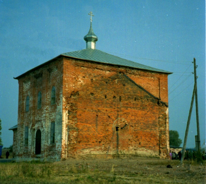 Церковь Усекновения главы Иоанна Предтечи, Синжаны (Меленковский район, Владимирская область). фасады, северо-западный фасад