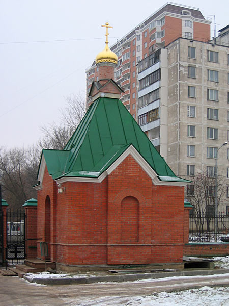 Часовня Георгия Победоносца в Ховрине, Ховрино (Северный административный округ (САО), г. Москва). фасады, 		      