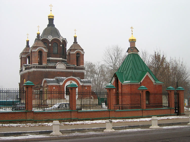 Часовня Георгия Победоносца в Ховрине, Ховрино (Северный административный округ (САО), г. Москва). общий вид в ландшафте, 		      