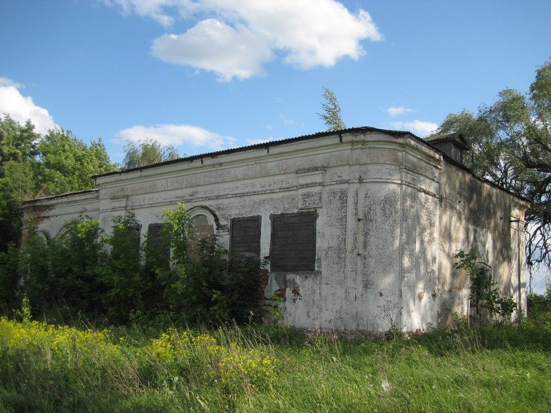 Кузьмин Усад. Церковь Успения Пресвятой Богородицы. фасады, Вид с севера