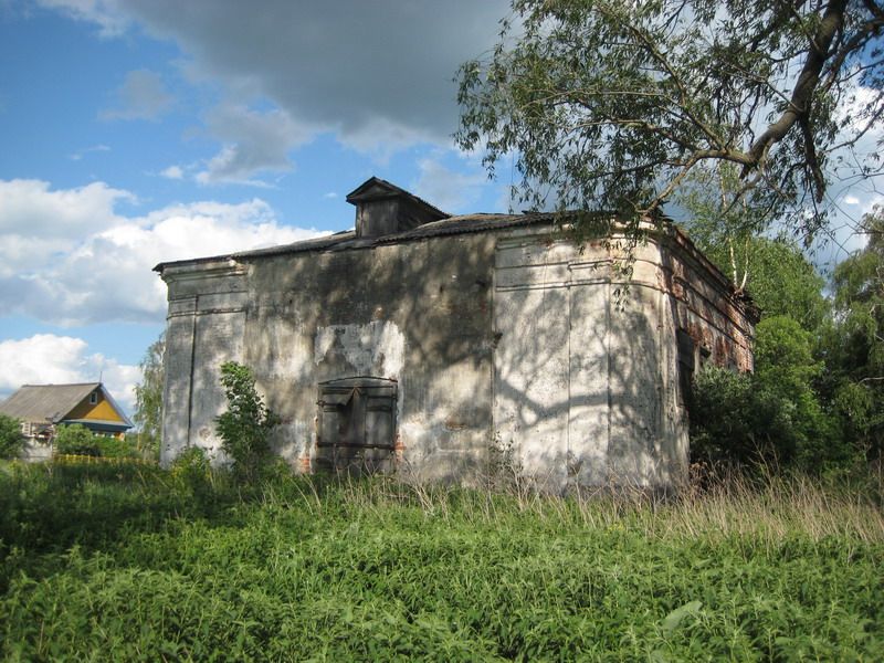 Церковь Успения Пресвятой Богородицы, Кузьмин Усад (Арзамасский район и г. Арзамас, Нижегородская область). фасады, Вид с запада