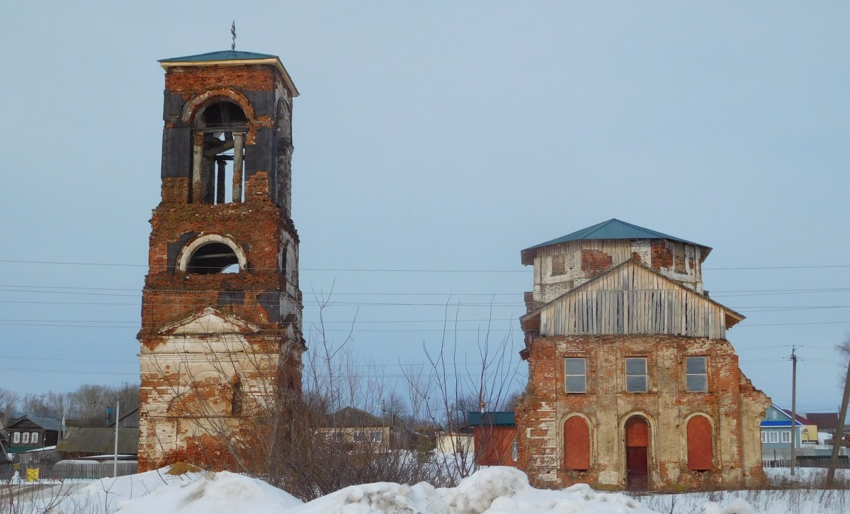 Церковь Спаса Нерукотворного Образа, Слизнево (Арзамасский район и г. Арзамас, Нижегородская область). фасады
