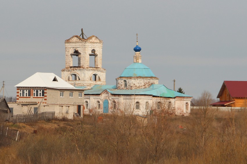 Церковь Богоявления Господня, Исаково (Зеленодольский район, Республика Татарстан). фасады