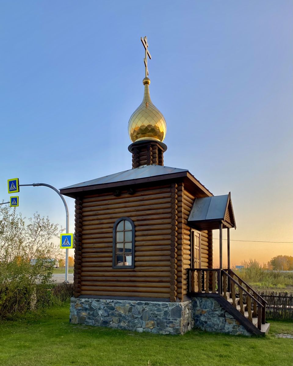 Часовня Николая Чудотворца, Трасса Р254, 1282-й километр (Каргатский район, Новосибирская область). фасады, Вид с севера