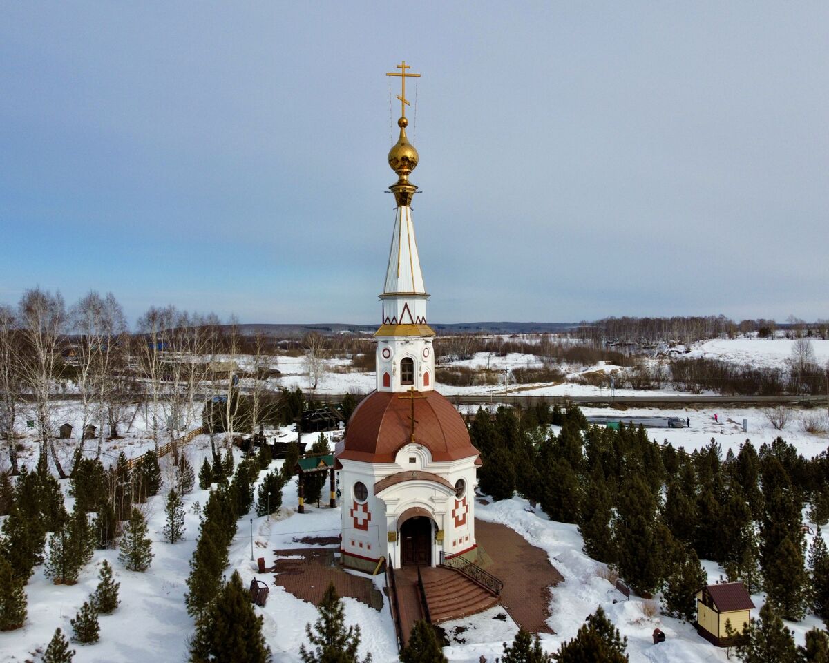 Часовня Анастасии Узорешительницы, Мариинск (Мариинский район, Кемеровская область). фасады, Западный фасад