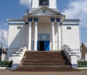 Церковь Казанской иконы Божией Матери, Западный фасад храма с главными вратами<br>, Можга, село, Можгинский район и г. Можга, Республика Удмуртия