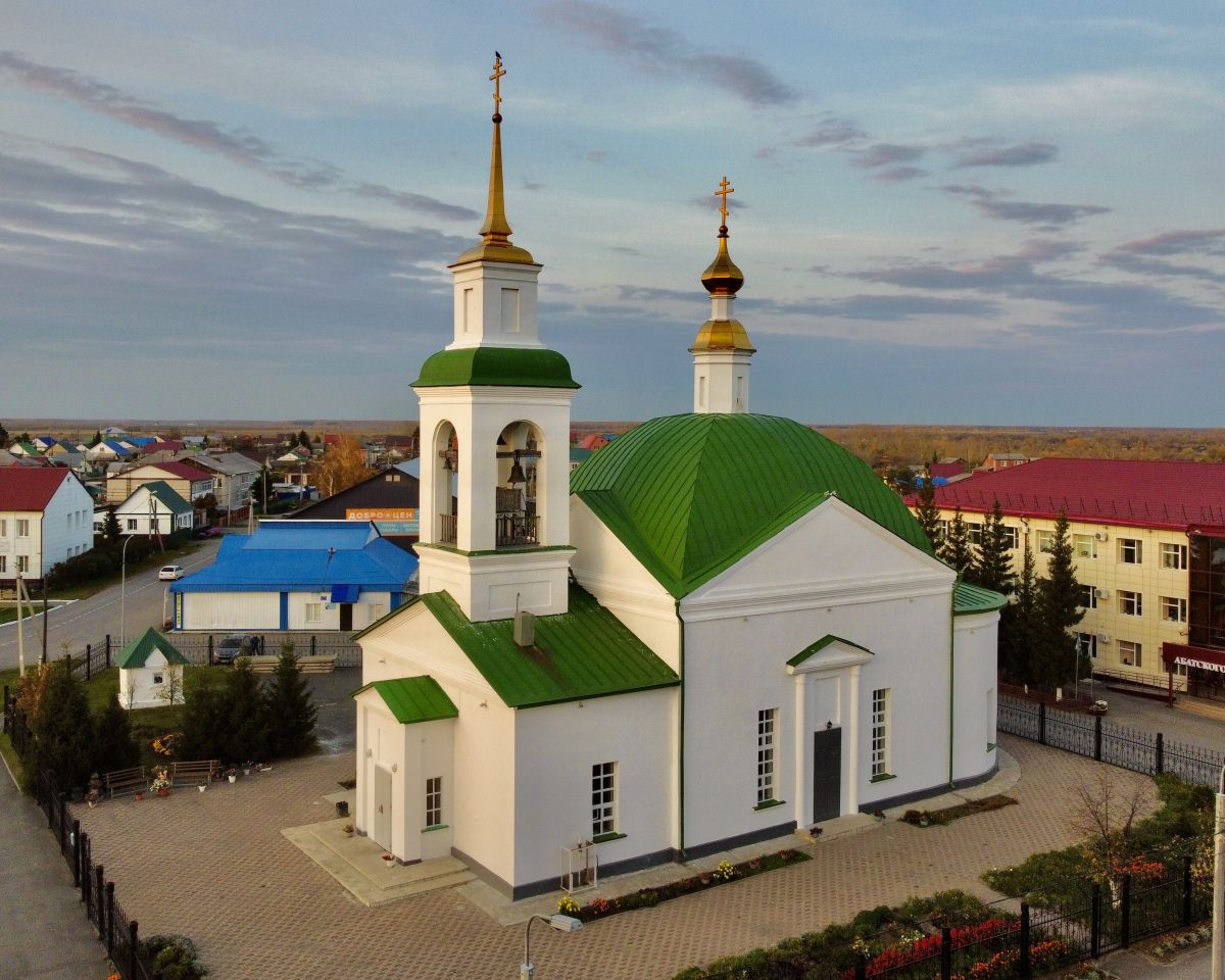 Церковь Петра и Павла, Абатское (Абатский район, Тюменская область). фасады, Вид с ЮЗ