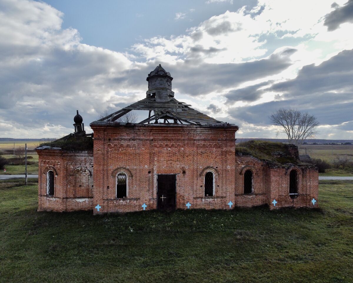 Сорокина. Церковь Михаила Архангела. фасады, Северный фасад