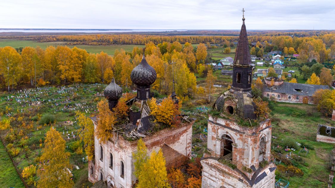 Веретея. Церковь Покрова Пресвятой Богородицы. архитектурные детали