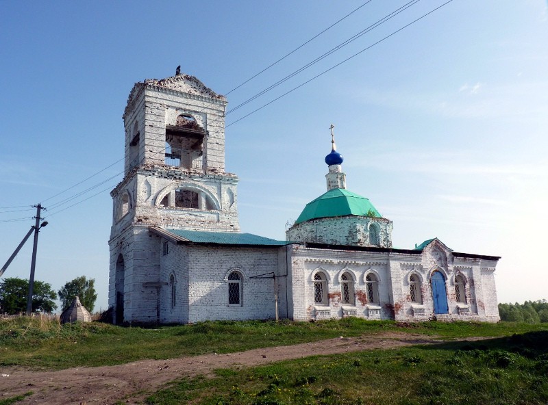 Исаково. Церковь Богоявления Господня. фасады