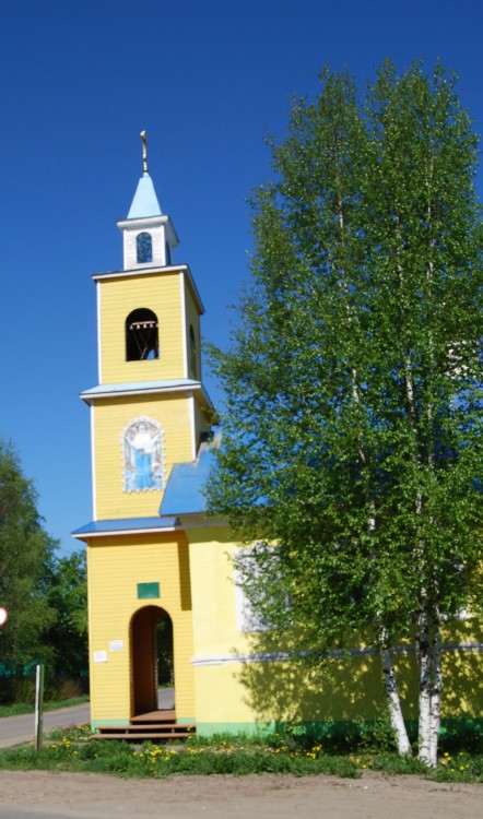 Шуйское. Церковь Троицы Живоначальной. фасады, Колокольня. Вид с юга