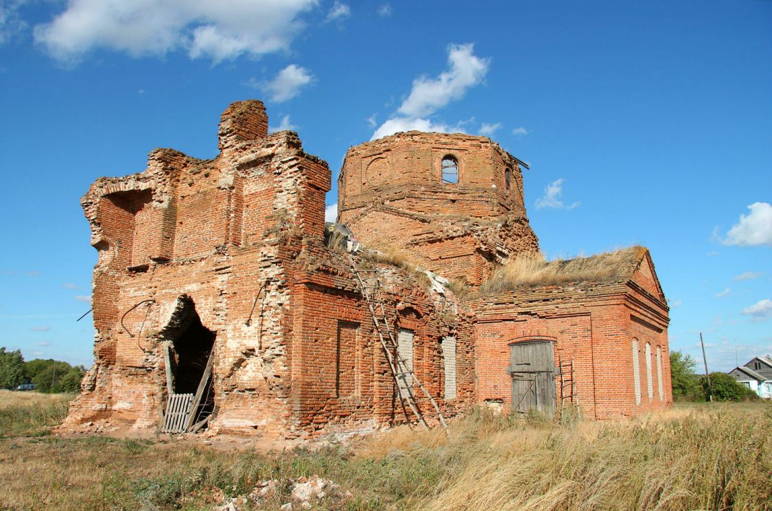 Церковь Казанской иконы Божией Матери, Отскочное (Добринский район, Липецкая область). фасады