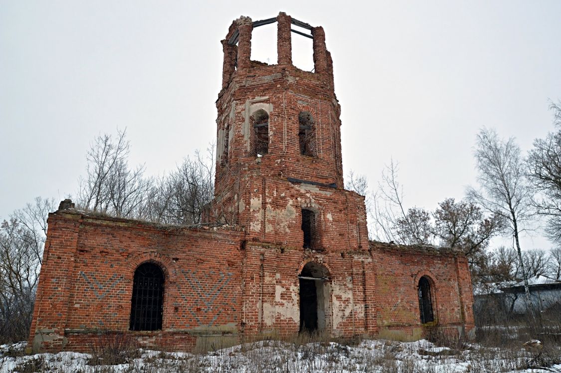 Церковь Космы и Дамиана, Сцепное (Задонский район, Липецкая область). фасады