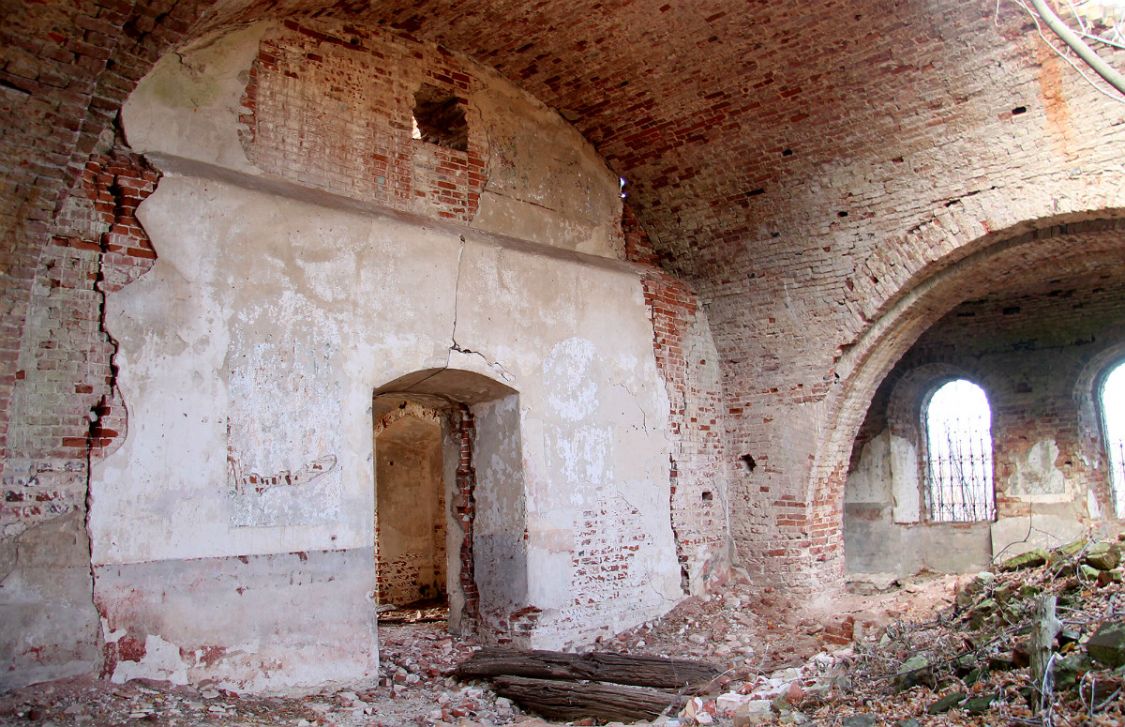 Церковь Космы и Дамиана, Сцепное (Задонский район, Липецкая область). интерьер и убранство, Интерьер