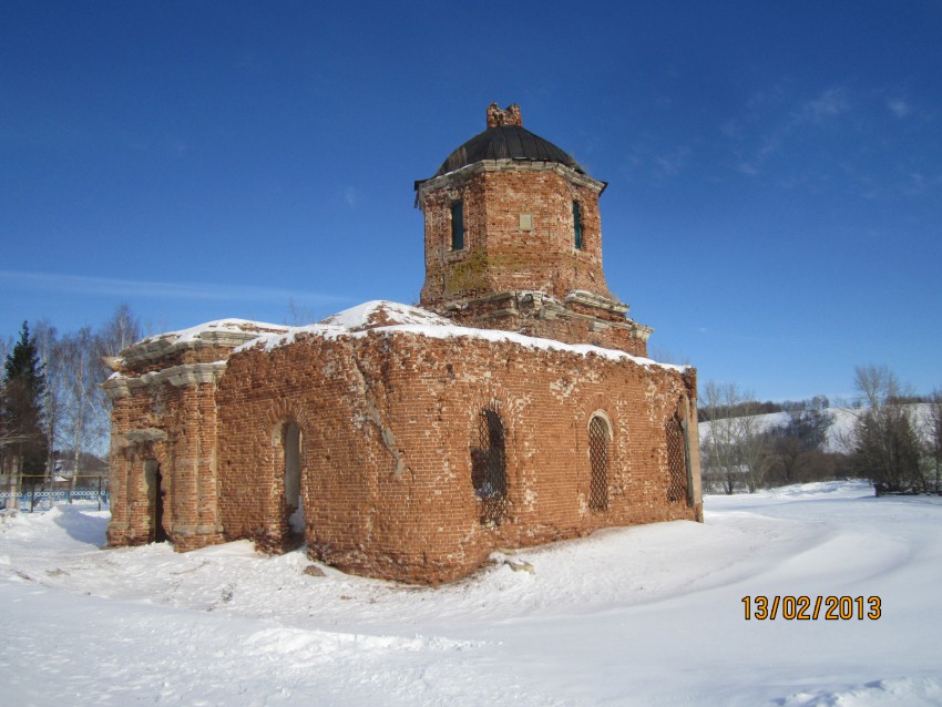 Спасское. Церковь Вознесения Господня. фасады