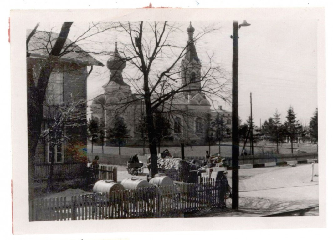 Тапа (Tapa). Церковь Рождества Ионна Предтечи. архивная фотография, Северный фасад. Фото 1942 г. с аукциона e-bay.de