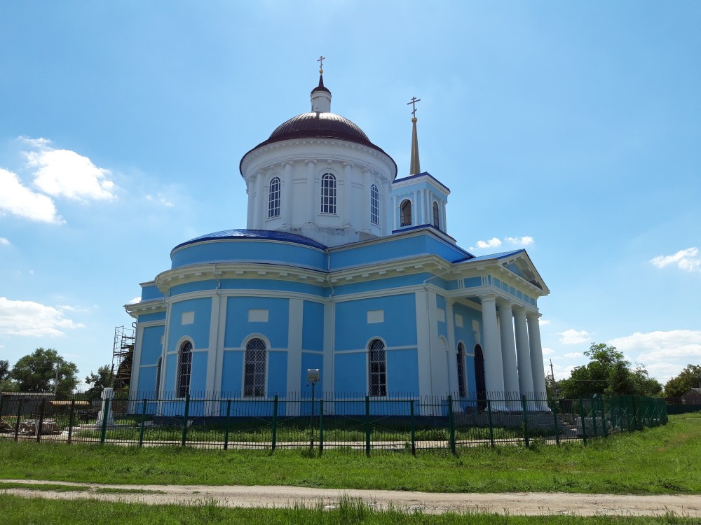 Кочетовская. Церковь Успения Пресвятой Богородицы. фасады