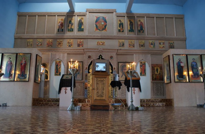 Серафимовский. Церковь Георгия Победоносца. интерьер и убранство