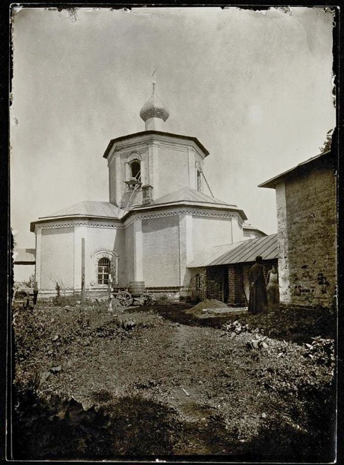 Церковь Преображения Господня, Прибуж (Гдовский район, Псковская область). архивная фотография, Конец XIX - начало XX вв. (Булла Карл Карлович). Госкаталог № 41113531. Научно-исследовательский музей при Российской академии художеств