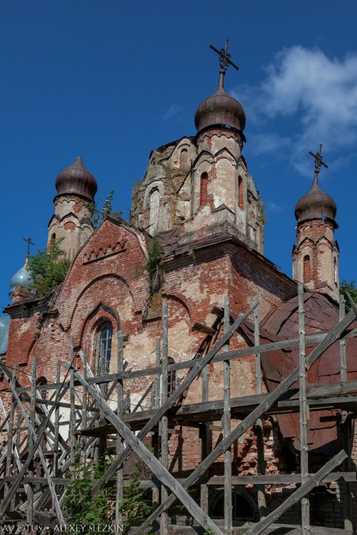 Церковь Космы и Дамиана, Гвоздно (Наумовщина) (Гдовский район, Псковская область). фасады
