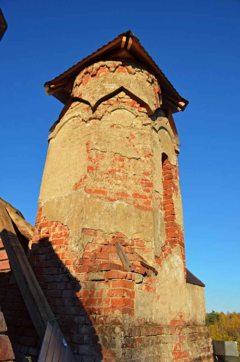 Церковь Космы и Дамиана, Гвоздно (Наумовщина) (Гдовский район, Псковская область). архитектурные детали
