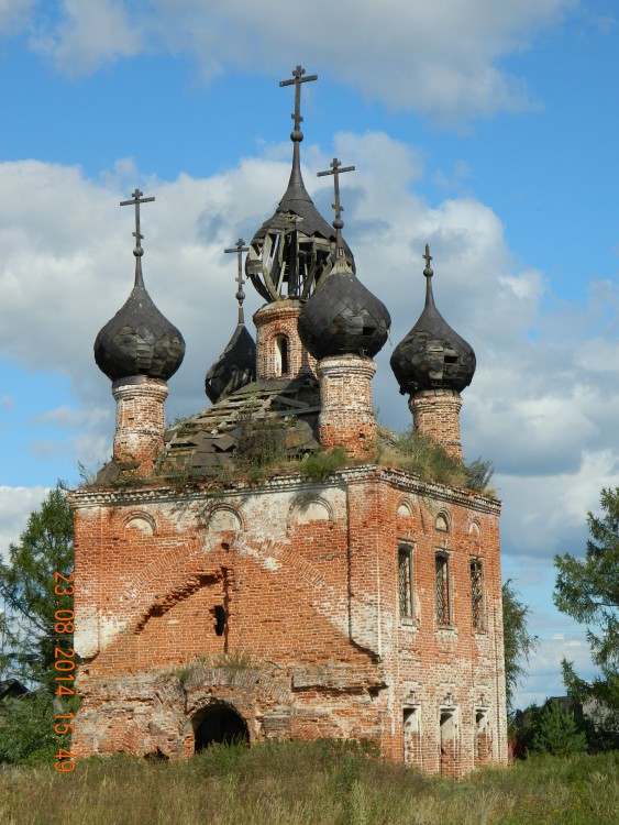 Церковь Тихвинской иконы Божией Матери, Тимохино (Некрасовский район, Ярославская область). фасады
