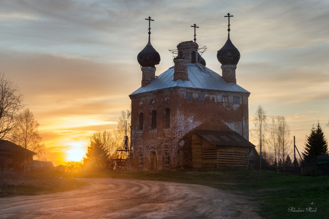 Тимохино. Церковь Тихвинской иконы Божией Матери. фасады